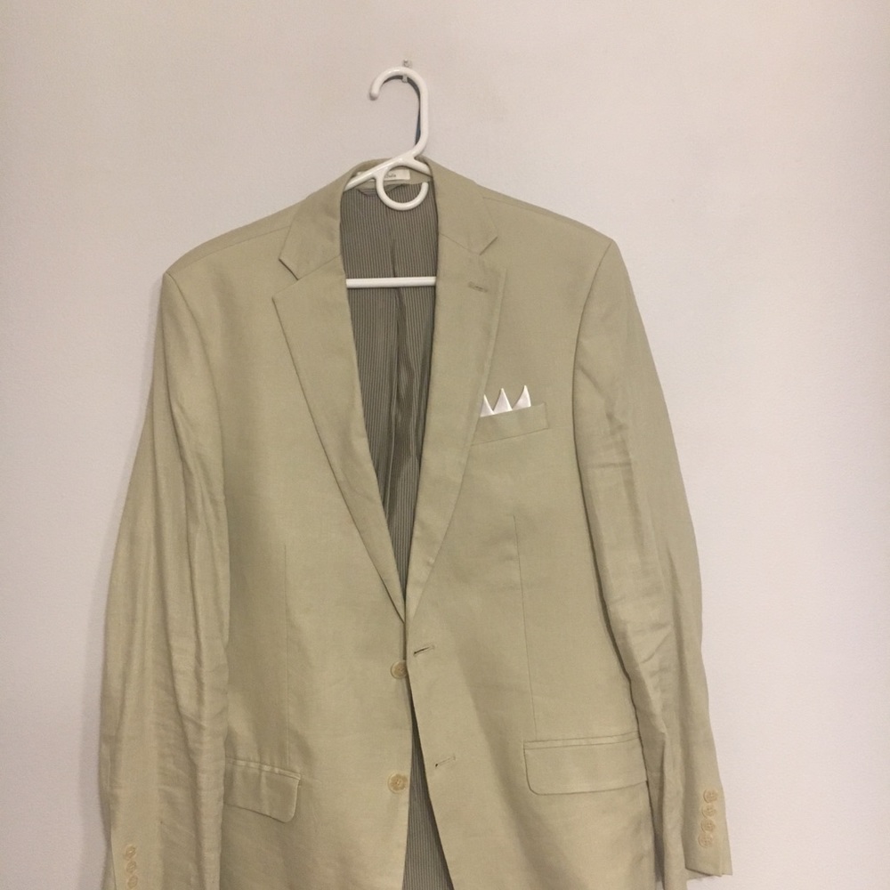 Calvin Klein linen blazer